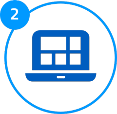 Step 2 of Switching your business energy supplier - Review your new contract - laptop icon