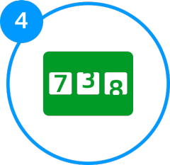 Step 4 of Switching your business energy supplier - Give us a meter reading - meter icon